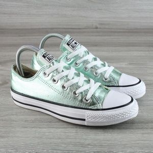 Converse All Star Low Metallic Jade